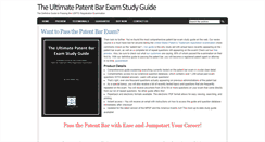 Desktop Screenshot of patentbarstudyguide.com